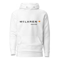 Marque McLaren Hoodie in white, front view