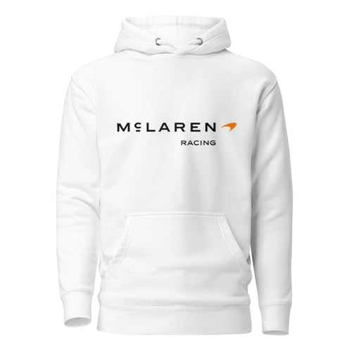Marque McLaren Hoodie in white, front view